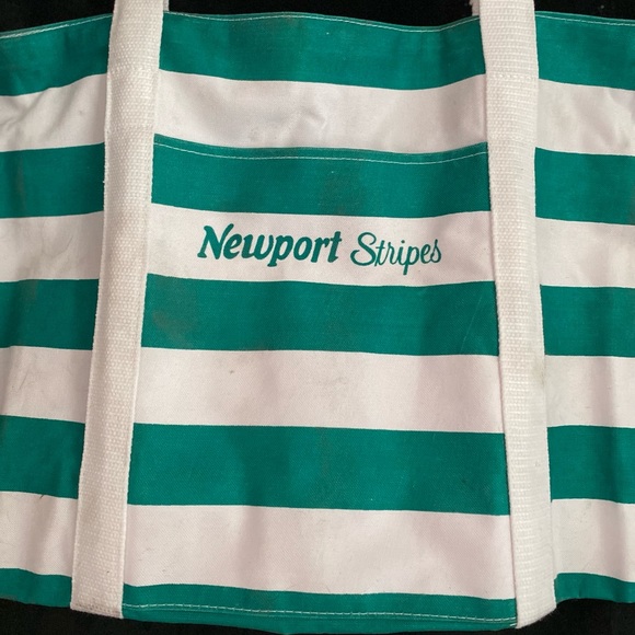 Genuine Vintage Newport Stripes Bag - Picture 3 of 7